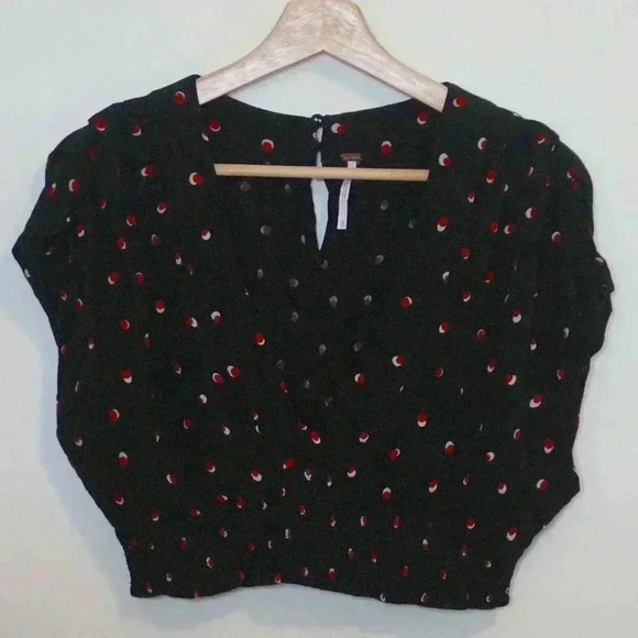 Free People Nile River Printed Crop Top - Picture 2 of 9